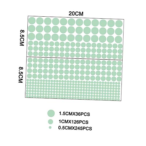 Stickers circulares luminosos para niños 407 piezas miniatura 5