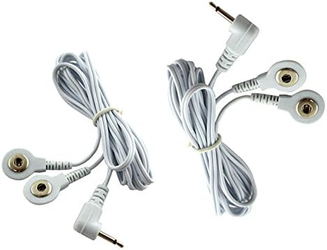 SUNMAS DC 2.5mm Electrode Wires Standard Connection Snap 3.5mm for Tens EMS Massage Unit