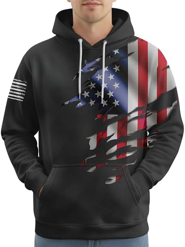 Image of PAGYMO Graphic Hoodies for Men Funny Novelty Pullover Hooded Sweatshirt | Funny 3D print, cool novelty design, colorful pattern, mens graphic pullover hoodie, sarcastic style, funky winter fashion