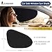 2-Pack Car Side Window Sun Shade | Black Gel Electrostatic UV Protection Sunshade | Universal Fit 99% Vehicles | Foldable Car Shades