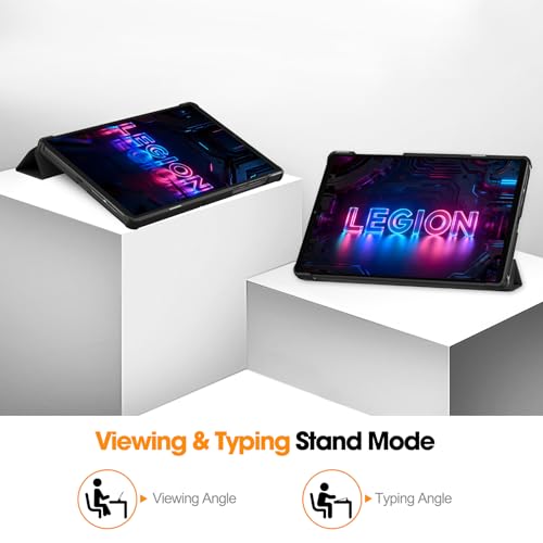 Image of for Lenovo Legion Tab Gen 5 (2026)Case with screen protector(1 pack),high qualit Hard Shell, Lightweight,Quality PU,Anti-Fingerpirnts, Scratch Resistant, Black for Legion Tab Gen 5 Tablet case