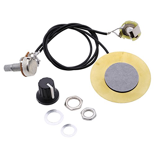 50Mm Guitar Pickup Piezo Transducer Prewired Amplifier With 6.35Mm Output Jack For Acoustic Guitar Ukulele Cigar Box Guitar #TOP5