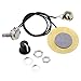 ASCENDAS 50MM Piezo Transducer Prewired Amplifier for Acoustic Guitar, Ukulele, Cigar Box Guitar