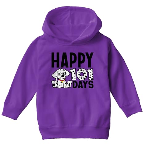 Tcombo Happy 101 Days - Days of School Toddler/Youth Fleece Hoodie