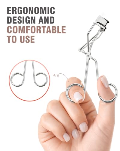 Recourbe-cils de voyage TOMEEM compact avec coussinets pour vos déplacements - 4