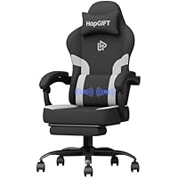 HapGIFT Silla Gaming Ergonómica Reclinable con Masajeador, Silla