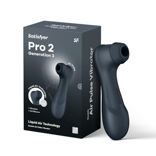 Satisfyer Pro 2 Generation 3 Vibrator | Liquid Air Technology | Quiet Powerful Clitoral Stimulation | Pressure Wave Adult Vibrator | Sex-Toy Gift for Women | Dildo Massager