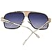 Gobiger Aviator Sunglasses for Men 100% UV Protection Goggle Alloy Frame with Case…