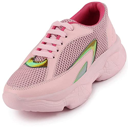 FAUSTO Women’s Sports & Outdoors Lace Up Running Shoes