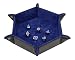 Forged Dice Co. Dice Tray Portable Folding Dice Rolling Tray for use as DND Dice Tray D&D Dice Tray or Dice Game 6.5 Inch Quiets Rolling Metal Dice - Stronger Snaps Hold Tighter Than Other Dice Trays