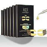 ICANdOIT 24K Gold Eye Mask For Dark Circles&Puffiness,Anti-Aging,Anti-Wrinkle With Hyaluronic Acid and Collagen,Eye Zone Care Eye Patches for All Skin Types,21Pairs