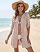 BMJL Women Beach Cover Ups Beachwear Bathing Suit Coverups Swimwear Bikini Swimsuit Cover Up 2026 (Small, Beige)