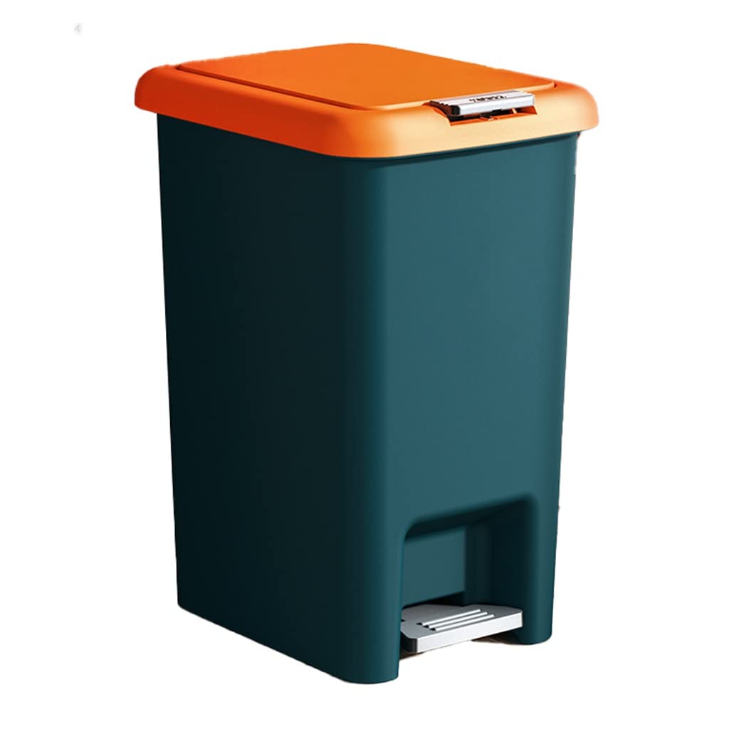 Kosze na śmieci Kosz na śmieci z demontażowym pierścieniem ciśnieniowym, kosz na śmieci pedałowy do biura, domu i kuchni, 6. 5L / 10L / 15L / 20L Kosz na śmieci Kuchnia (Size : 20L)