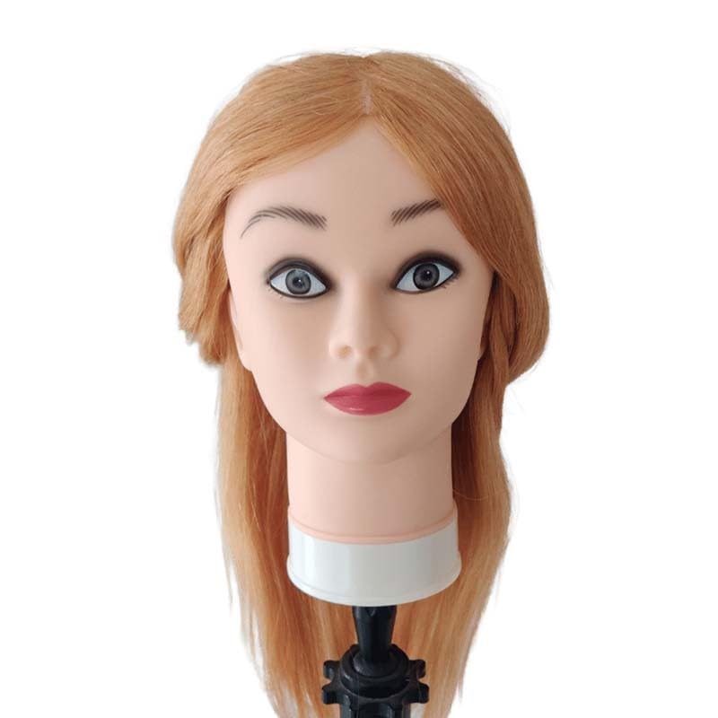YOGHI Tête à Coiffer avec Chevelure Naturelle Hair Design