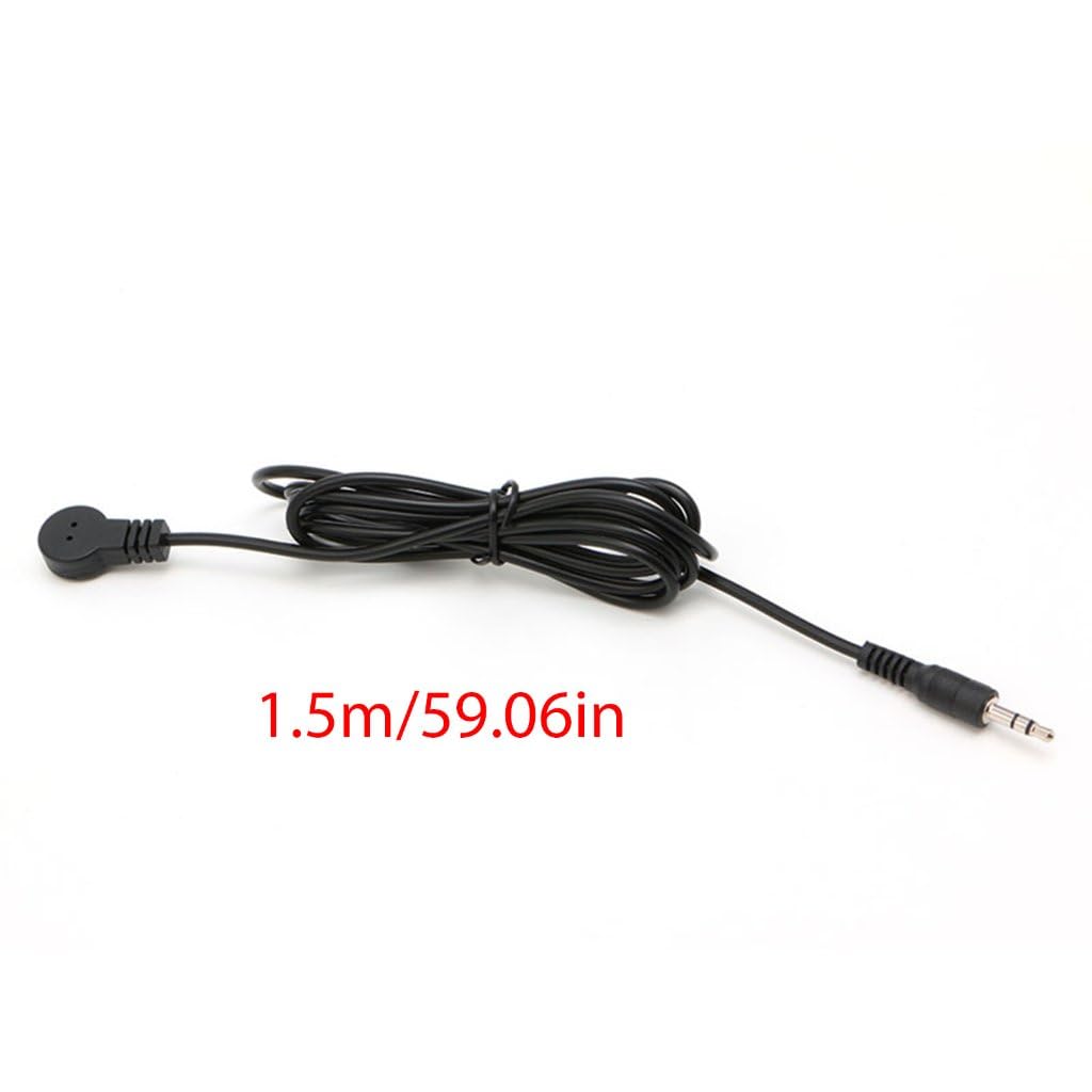 Cavo ricevitore IR da 3,5 mm a 1,5 m, ripetitore per telecomando a infrarossi da 1,5 m3, cavo di prolunga per sistema ripetitore Extender emettitore IR per set top box