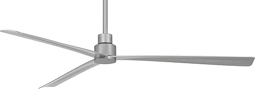 MINKA-AIRE Simple XL 65" Ventilador de techo LED al aire libre F789-SL - Plata