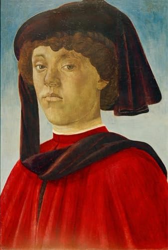 Cuadro en lienzo de Botticelli de 60x90cm para decoración de pared de dormitorio