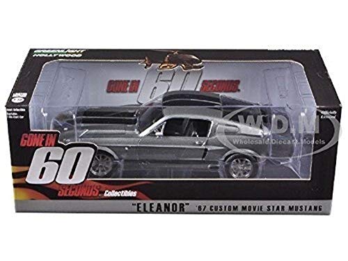 META_AOT 1967 Ford Mustang Custom Eleanor Gone in 60 Seconds 1/18 Greenlight 12909 - Thumbnail 7