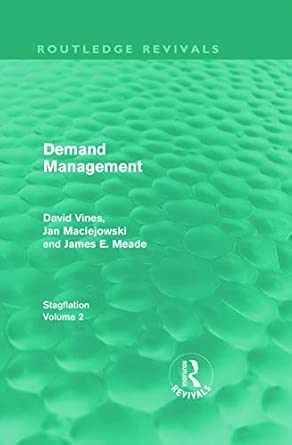 Demand Management (Routledge Revivals): Stagflation - Volume 2 book cover
