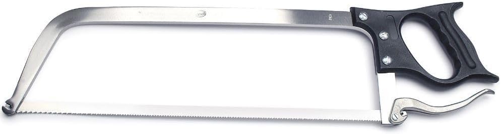 Sanelli Carbon Steel Bone Saw with INOX Stainless Steel Blade and Black Handle for Butchery (45cm)