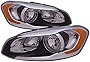 HEADLIGHTSDEPOT Compatible with/Replacement for Headlight CAPA Certified Left Hand Driver Side & Right Hand Passenger Side Pair 14-17 Volvo XC60