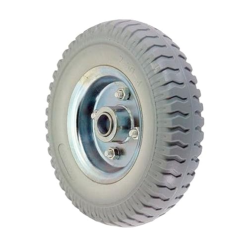 Roda Maciça 250x4 PU Super Elástica Anti Furos