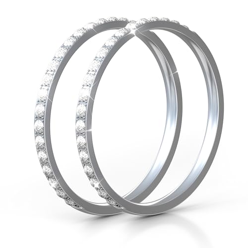 Seltureone 2 Pack 14K Gold Plated Stacking Rings for Oura Ring 5/4/3