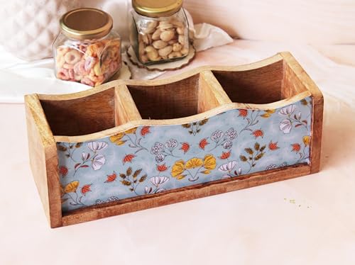 Image of Monstera Hut - Wooden Cutlery Holder |Spoon Stand For Kitchen | Spoon Holder |Utensil Holder for Kitchen Counter | Wooden Storage Organiser (30 *10*10 cm)