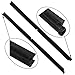 Outer Door Window Sweep Molding Trim Weatherstrip Seal Belt Kit Compatible with 1999-2004 Jeep Grand Cherokee 4-Door Front & Rear - Window Outer Dew Wipe Weatherstrip Kit