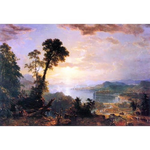Impression sur toile Asher Brown Durand Headway poster grand format 76x101 cm