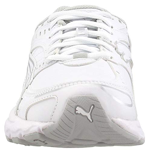 PUMA Puma Men's Axis Sl Sneaker, White-Glacier Gray, 12 M US