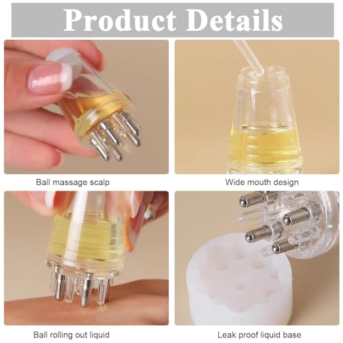 Image of SHUTTLE ART Hair Oil applicator, Head Scalp Massager Brush for Medicine, Scalp Applicator Comb, Suitable for Various Liquids, Essential Oil Hair Treatment for Women men