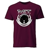 Barnesmith Massachusetts Institute of Technology MIT Engineers Short-Sleeve T-Shirt, Spirit, Maroon, Medium
