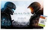 Halo 5 - Key Art Wall Poster with Push Pins