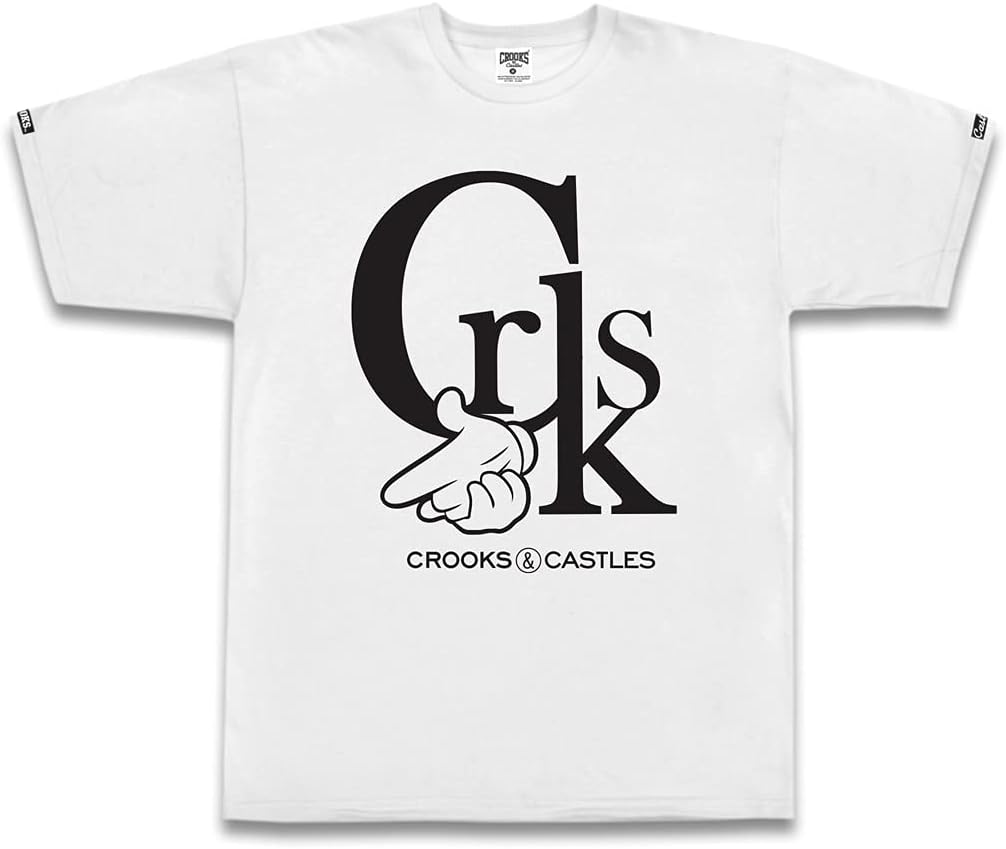 Crooks & Castles CRKS Airgun Logo Tee White