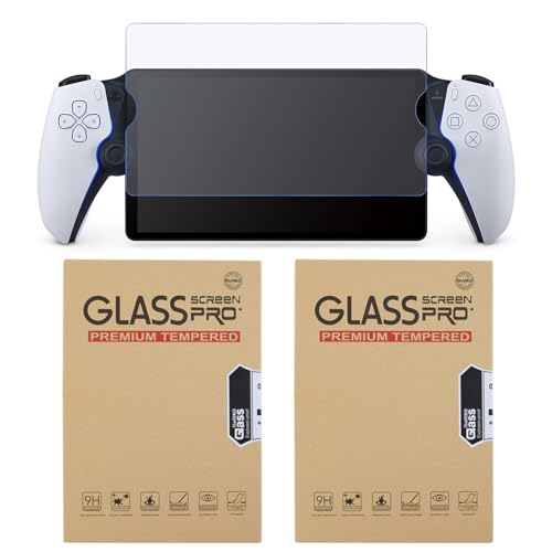 Onsolo Tempered Glass Screen Protector Compatible with PlayStation Portal Remote Player 4 Pack 9H Full Screen Coverage Protective Film Anti-Scratch Fingerprint-Proof Touch Sensitive for PS Portal