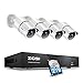Produktbild ZOSI 4K Ultra HD Außen Videoüberwachung Set 8CH 4K H.265+ DVR Recorder mit 2TB Festplatte und 4X 8MP Outdoor Überwachungskamera für Zu Hause