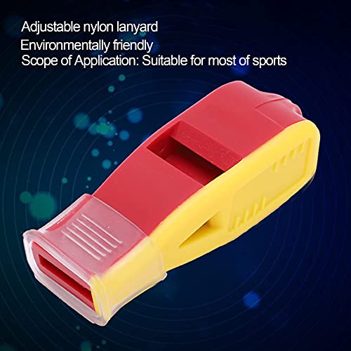 Dilwe Apito, apito esportivo de resina ABS com cordão de nylon ajustável para árbitros, treinadores,
