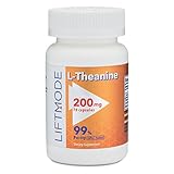 LiftMode L-Theanine 200mg 70 Capsules - #1 Value for Money #Top Amino Acid Supplement - for Focus,...
