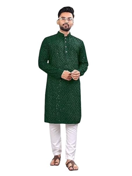 LookMark Men's Rayon Regular Fit Casual Kurta