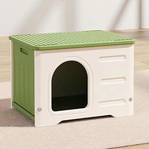 ペット ハウス 猫 ハウス キャット ハウス 犬小屋 Wapik 組み立てペットハウス キャットハウス おしゃれ 外猫ハウス 屋外 防水 耐重 通気性 防寒 雨よけ 防風 防雨 換気 組立簡単 洗え 野良猫 避難所 四季通用 小型犬 猫 屋外 屋内兼用 (