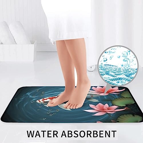 Tapis de bain en microfibre absorbant et antidérapant WC - 7