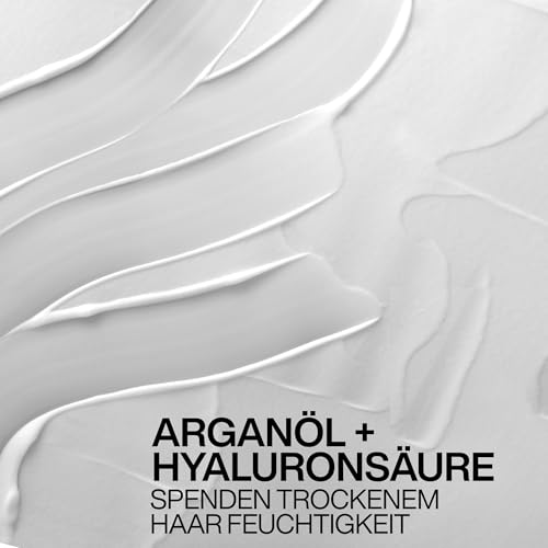Redken Haarmaske mit Hyaluron für trockenes Haar, Anti-Frizz und Hitzeschutz bis 230° C, All Soft Moisture Restore Leave-In Maske, 1 x 150 ml