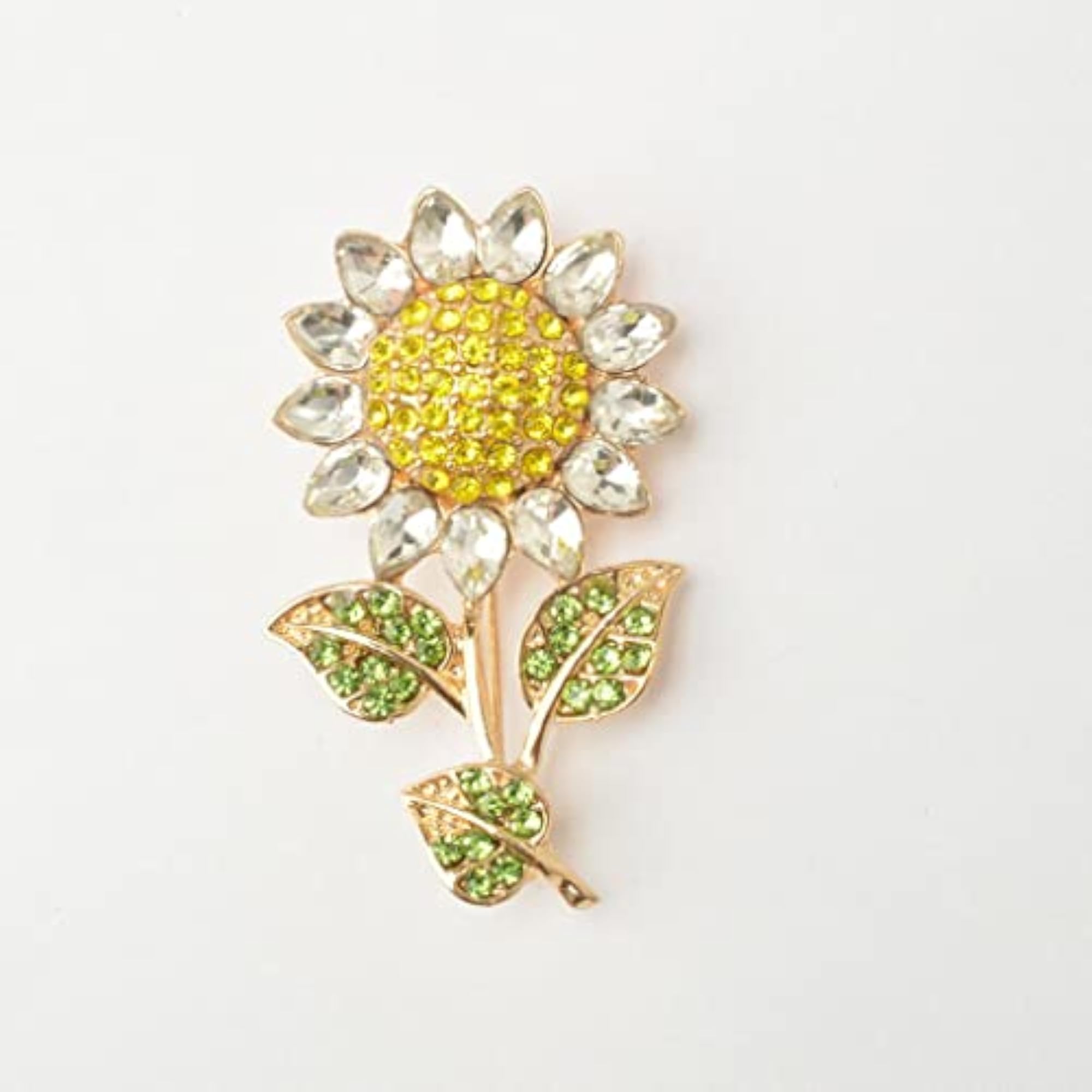 Women's Unique Sun Flower Brooch Pin, Multi-Color Gift