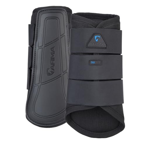 Shires ARMA Air Motion Brushing Boots (Cob, Black)