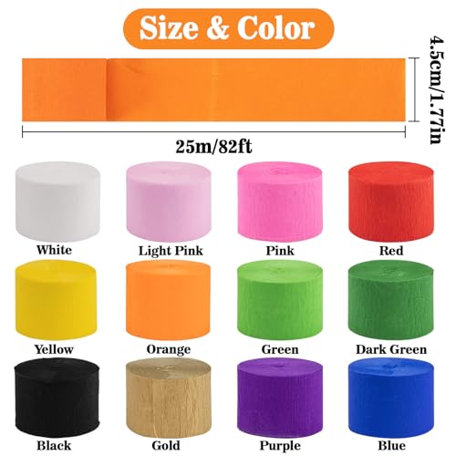 Maqihan YY09 Party Crepe Paper Streamers thumb #1