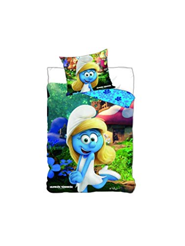 Parure de Lit Les schtroumpfs Fille