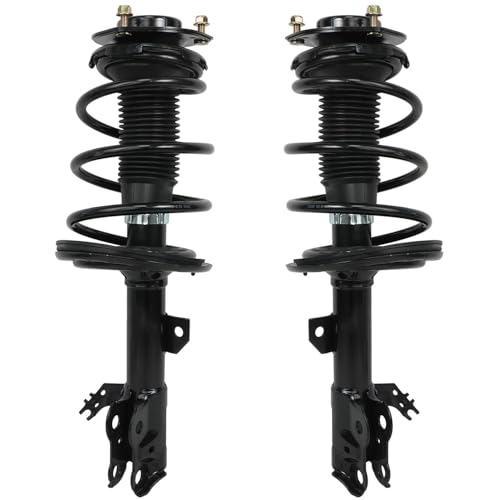 Image of Detroit Axle - 8pc Front Rear Struts Sway Bars for Toyota 2012-2017 Camry 4 Struts with Coil Spring Assembly 4 Sway Bar End Links 2013 2014 2015 2016 Replacement Suspension Kit