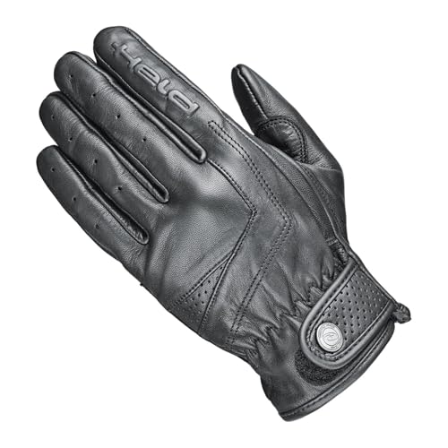 Held Motorradhandschuhe kurz Motorrad Handschuh Classic Rider Lederhandschuh kurz schwarz 11, Unisex, Chopper/Cruiser, Ganzjährig