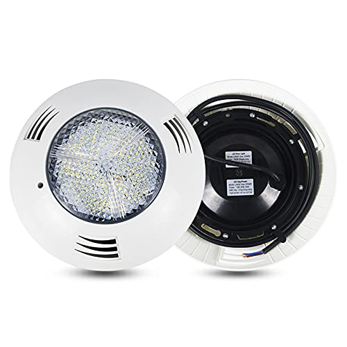 AKSPET Jiaxu Luci per Esterni Lampada da Piscina a LED Lampade a Parete 24W 36W Lampade a Parete IP68 Impermeabile 12V RGB Luce Subacquea (Colore : Warm White 12V, Dimensione : 24W)